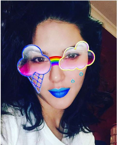 Sunny's new look on Snapchat